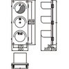 HSL-3200TMS 3灯用LED信号灯 縦壁掛け型 鎌田信号機 78049478