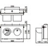 HSL-2100CMS 2灯用LED信号灯 天井直付型 鎌田信号機 78049767