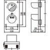 HSL-2100TAS 2灯用LED信号灯 縦壁掛け型 鎌田信号機 78050248