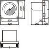 HSL-1200WMS 1灯用LED信号灯 横壁掛け型 鎌田信号機 78050991