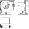 HSL-1150WAS 1灯用LED信号灯 横壁掛け型 鎌田信号機 78051429