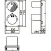 HSL-2250TAS 2灯用LED信号灯 縦壁掛け型 鎌田信号機 78051560
