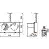 HSL-2200PAS 2灯用LED信号灯 天井吊下型 鎌田信号機 78051788