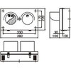 HSL-2100WAS 2灯用LED信号灯 横壁掛け型 鎌田信号機 78052041