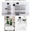 LSST-4S(GG) 隙間収納 ワゴン キャスター付き 隙間トローリー YAMAZEN(山善) 78052637