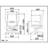 RZS-401BK オールメッシュチェア/ブラック ナカバヤシ 78053520