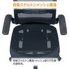 RZS-401BK オールメッシュチェア/ブラック ナカバヤシ 78053520
