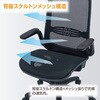 RZS-401BK オールメッシュチェア/ブラック ナカバヤシ 78053520