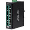 TI-PG160 16ポート産業用ギガビットPoE+ DINレールスイッチ TRENDnet 78053915