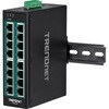 TI-PG160 16ポート産業用ギガビットPoE+ DINレールスイッチ TRENDnet 78053915