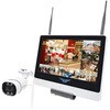 WTW-EG2616WHAX-4TB+WTW-EGR2319SFWX 1台 無線式 防犯カメラ、12インチディスプレイと標準赤外線カメラ 1～10台セット (Wi-Fi NVR) 16CHモデル 塚本無線 78058088