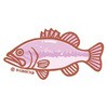 サクラバス お魚イラストステッカー(レギュラーサイズ) B-GROUND 78062997