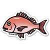 タイ お魚イラストステッカーL(ラージサイズ) B-GROUND 78063146