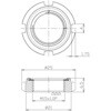 CT15×1.0P ロックナット CTシリーズ 日機 78070855