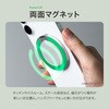 LN-MGGP01SV MagSafe対応 スマートフォングリップ「MAGTUS」Dual Magnet Grip 薄型 縦横両用スタンド 両面マグネット ワンタッチ着脱可能 LEPLUS NEXT 78071975