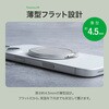 LN-MGGP01SV MagSafe対応 スマートフォングリップ「MAGTUS」Dual Magnet Grip 薄型 縦横両用スタンド 両面マグネット ワンタッチ着脱可能 LEPLUS NEXT 78071975
