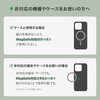 LN-MGGP01SV MagSafe対応 スマートフォングリップ「MAGTUS」Dual Magnet Grip 薄型 縦横両用スタンド 両面マグネット ワンタッチ着脱可能 LEPLUS NEXT 78071975