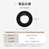 LN-SMRG12BK MagSafe対応 スマートフォンリング「MAGTUS」Slim Swing Ring 薄型・軽量 360度回転プレート 角度調整可能 スタンド機能 LEPLUS NEXT 78072097