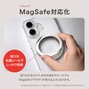 LN-MGS04OR-SK スマートフォンスタンドシート「MAGTUS」Slim Swing Sticker シール式 スマホスタンド 薄型 軽量 縦横両用スタンド ワイヤレス充電 MagSafe充電 LEPLUS NEXT 78072158