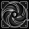 BA-CF120AMZR-BK Zephyros Black ケースファン 120mm PWM アイネックス 78084801