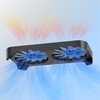 Z-X4PLUS 131mmファン2基搭載 ルーター&小型PC冷却スタンド アイネックス 78084907