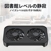Z-X4PLUS 131mmファン2基搭載 ルーター&小型PC冷却スタンド アイネックス 78084907