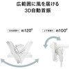 EF-J951W サーキュレーション扇風機3D 風量11段階切替 左右120℃上下100℃自動首振り ツインバード 78084986