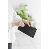 10736 くず入れ付き折りたためる携帯ティッシュケース タワー ブラック 山崎実業 78085205