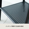 NK-231 棚付木目柄ハンガーラック 永井興産 78087646