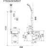 FTB360KWRNT サーモスタット式シャワー KVK 78088425