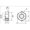 1-HN-20 M16(5pcs) ステンレスナット 1種 NFコート付 由良産商 78089588