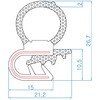 94821411 シャッターラバー/トリムシール Dae Yang Tech Co.，Ltd. 78106921