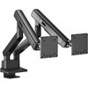 GH-AMEZ2H-BK 薄型ショートクランプ採用 液晶モニターアーム2画面 グリーンハウス 78106957