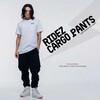 RDB2085-BK-M バイク カーゴパンツ ゆったり ワイド ブラック プロテクター付 ワイドパンツ ライディングパンツ バイク用 作業用 RIDEZ(ライズ) 78108646