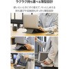PCAWLTSLL02GY ノートパソコンスタンド 貼り付け式 薄型 持ち運び 3段階角度調整 16インチまで 卓上 エレコム 78115278