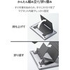 PCAWLTSLL02GY ノートパソコンスタンド 貼り付け式 薄型 持ち運び 3段階角度調整 16インチまで 卓上 エレコム 78115278