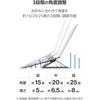 PCAWLTSLL02GY ノートパソコンスタンド 貼り付け式 薄型 持ち運び 3段階角度調整 16インチまで 卓上 エレコム 78115278