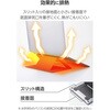 PCAWLTSLL02GY ノートパソコンスタンド 貼り付け式 薄型 持ち運び 3段階角度調整 16インチまで 卓上 エレコム 78115278