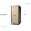 AR4032A APC NetShelter 防音サーバーラック 32U 120V メープル材 AR4032A APC(シュナイダーエレクトリック) 78141406