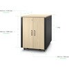 AR4017A APC NetShelter 防音サーバーラック 17U 120V メープル材 AR4017A APC(シュナイダーエレクトリック) 78141537