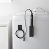 10528 マグネットヘアーアイロン&コードホルダー タワー ブラック 山崎実業 78142560