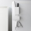 10547 マグネットドライヤー&ヘアーアイロンホルダー タワー ホワイト 山崎実業 78142596