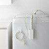 10527 マグネットヘアーアイロン&コードホルダー タワー ホワイト 山崎実業 78142605