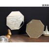 LDC-180M ミラー 2WAY スタンドミラー 壁掛け 八角 ウォールミラー 卓上 鏡 かがみ ノンフレーム 化粧鏡 パラデック 78144775