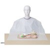 LPE0150NSWB シンガー使い切り食事用エプロン テープ止めタイプ ホワイト 1ケース 50枚×20箱入 宇都宮製作[手袋] 78145290