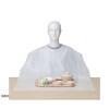 LPE0150NSWB シンガー使い切り食事用エプロン テープ止めタイプ ホワイト 1ケース 50枚×20箱入 宇都宮製作[手袋] 78145290