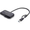 USB31CSAT3M2E M.2 NVMe および 2.5/3.5 インチ SATA ドライブ用アダプター/USB-C USB-A接続/最大10Gbps/B+M M-Key対応/工具不要/外付けSSDリーダー StarTech.com 78164095