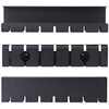 S2MB-DESK-CABLE-TRAY ケーブル配線トレー/デスク下ネジ固定式/金属製 ボックス型/長さ1.06m(53cmトレイ 2個)/ブラック/ケーブルオーガナイザー/汎用 電源タップ収納 コード整理 StarTech.com 78164111