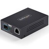 MCM10GSFP2 光メディアコンバーター/RJ45 - 10GBASE-X SFP+ 変換/オープンSFP+/10G対応/シングル マルチモード/光ファイバー StarTech.com 78164165