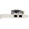 ST1000SPEXD4T ネットワークアダプターカード/PCI Express x1/2ポート/Realtek RTL8111H/10/100/1000Mbps/Windows & Linux StarTech.com 78164199
